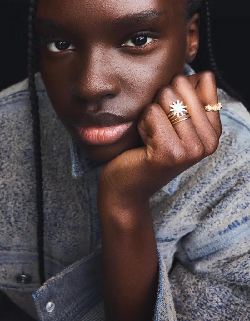 Bershka Anelli Donna Oro 4176339