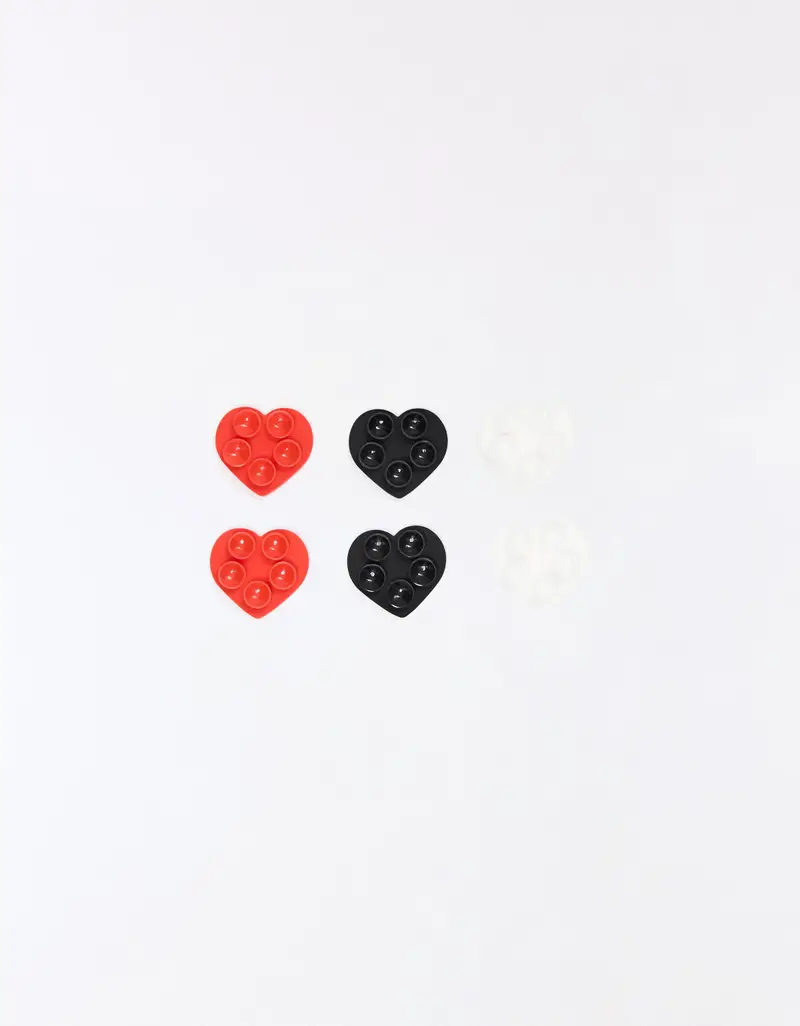 Set Di 6 Ventose A Stella Donna Rosso