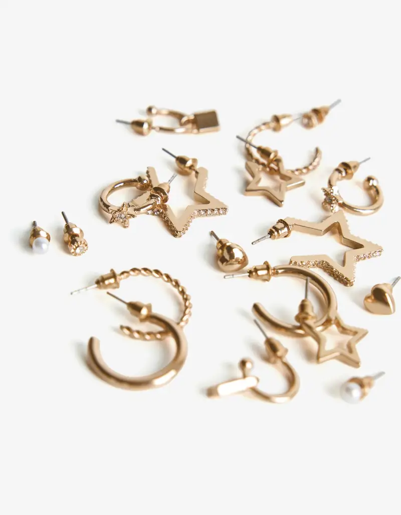 Bershka Orecchini Donna Oro 2721049