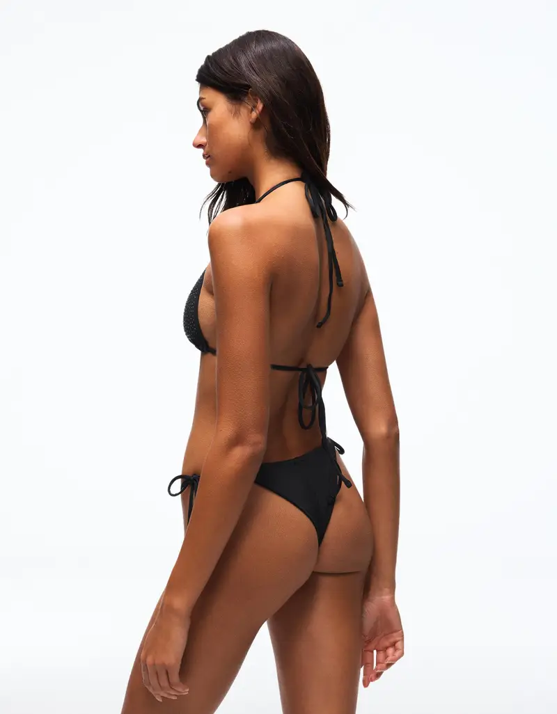 Bershka Slip Donna Nero 4206241