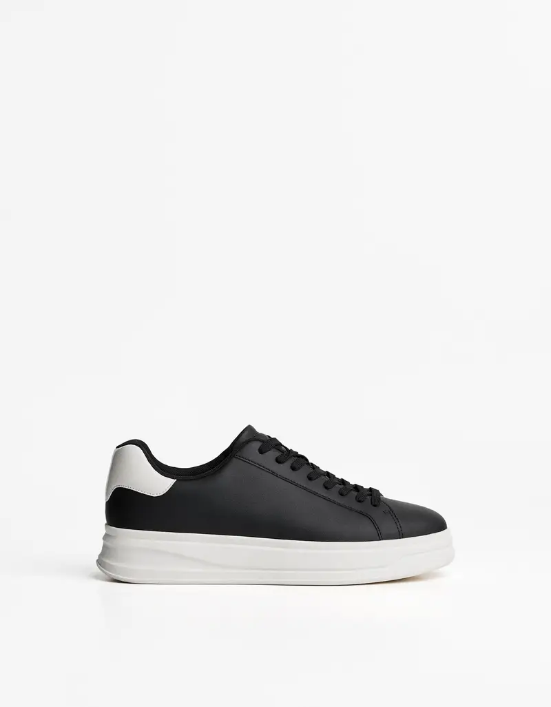 Sneakers Basic Uomo Nero