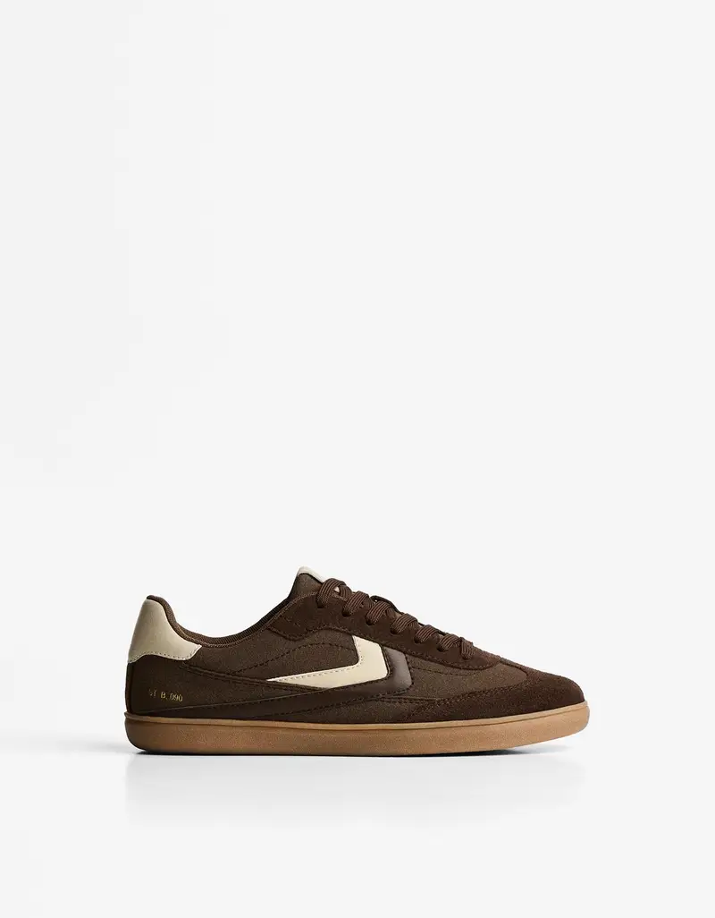 Sneakers Rétro Donna Marrone