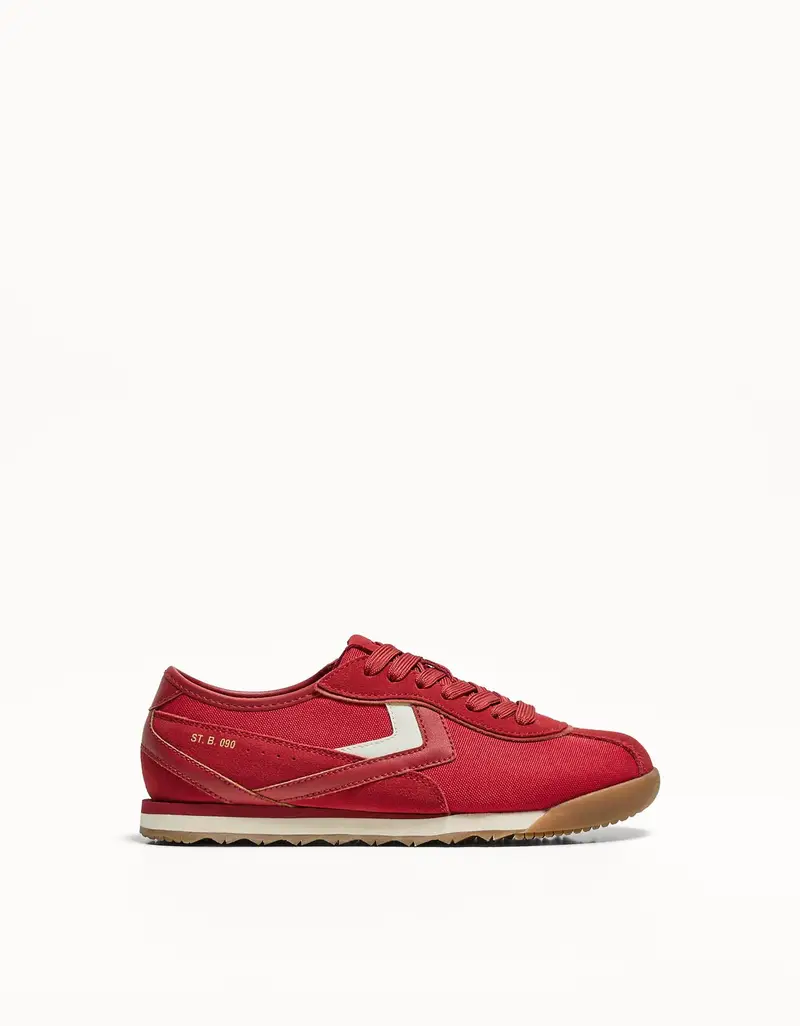 Sneakers Rétro Donna Rosso