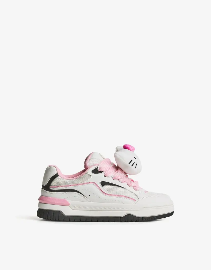 Sneakers Skate Hello Kitty Donna Bianco