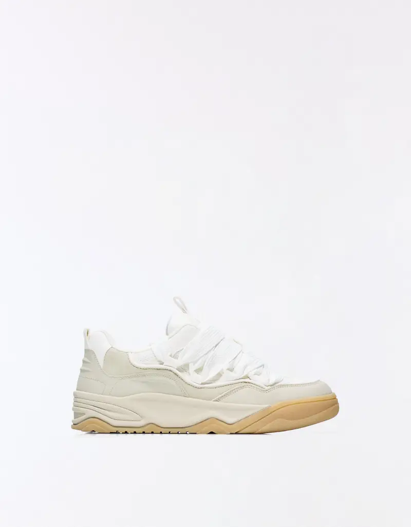 Sneakers Skate Suola Spessa Uomo Multicolore