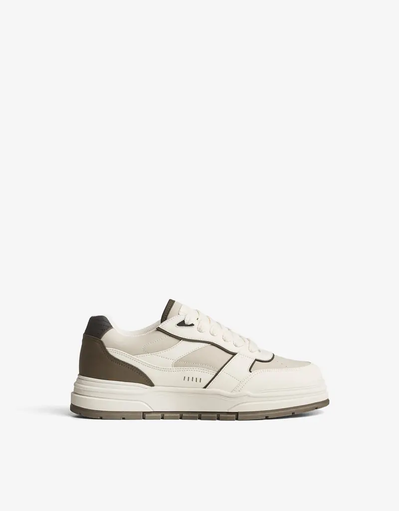 Sneakers Suola Spessa Uomo Multicolore