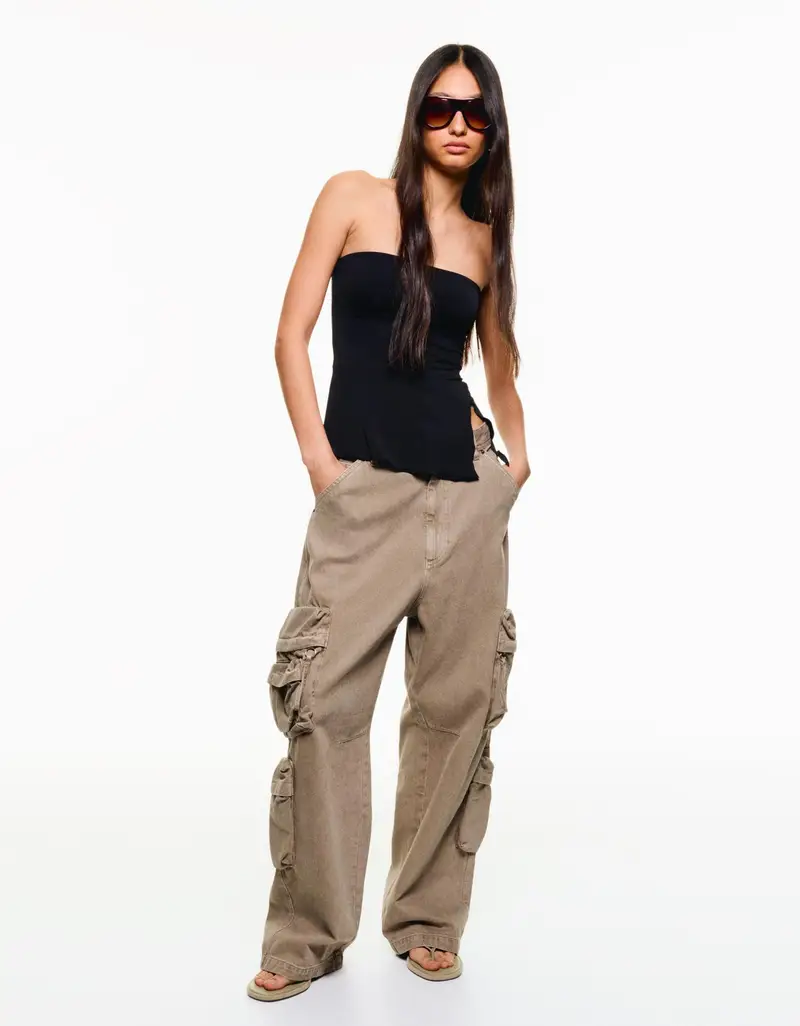 Bershka Top Donna Nero 2703259