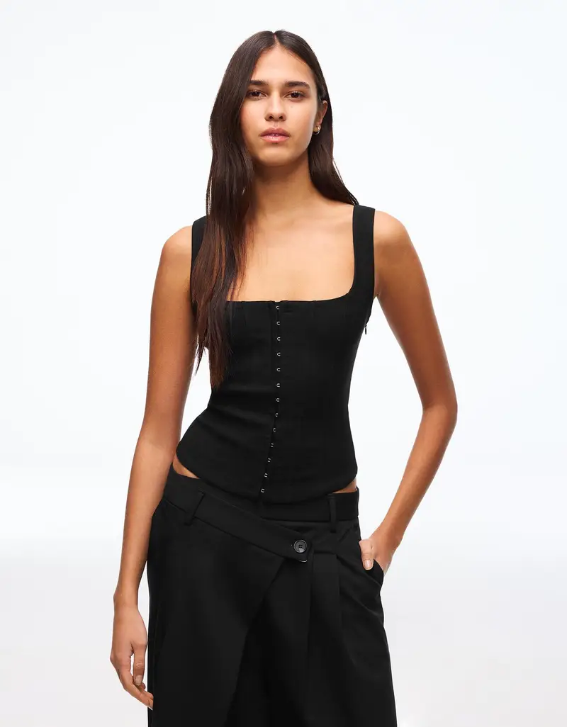 Bershka Top Donna Nero 4165193