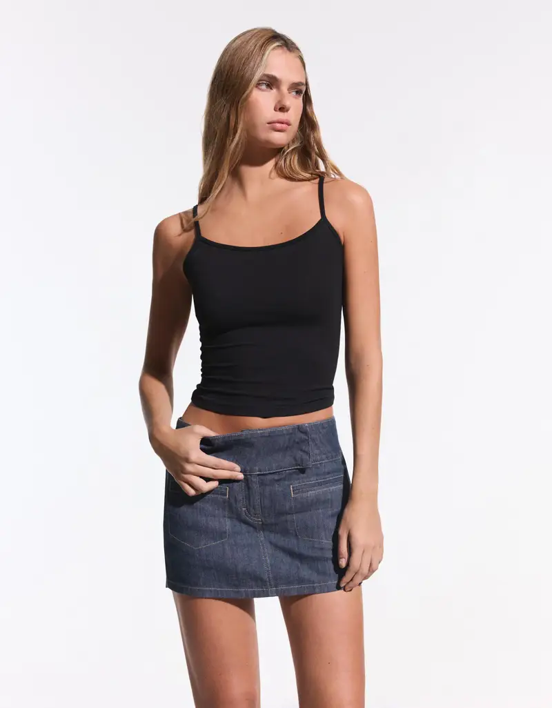 Bershka Top Donna Nero 4176568
