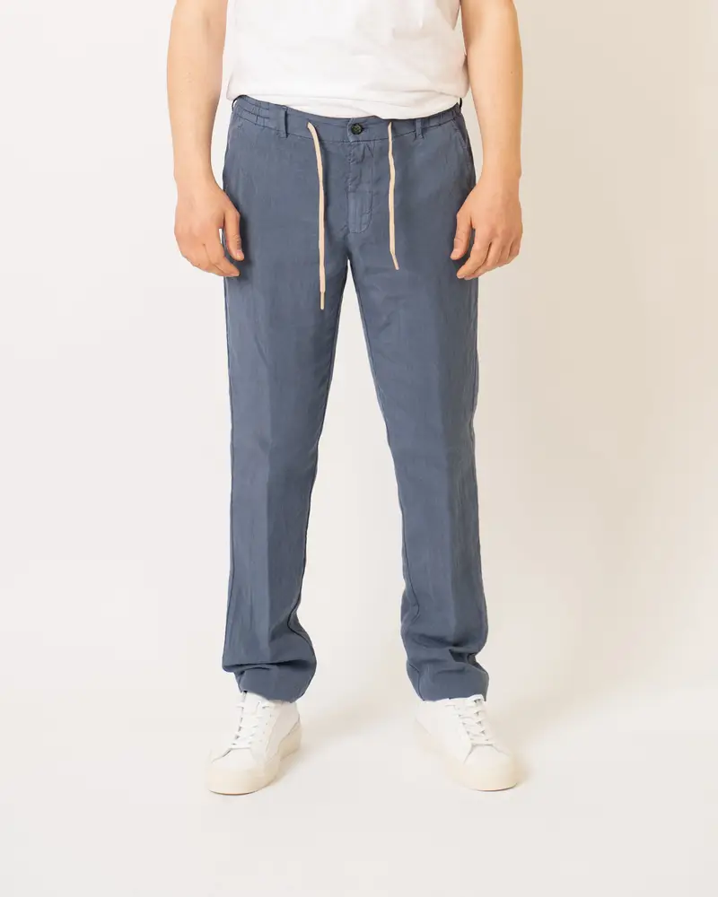 Pantalaccio Spiaggia lino Avion Blu