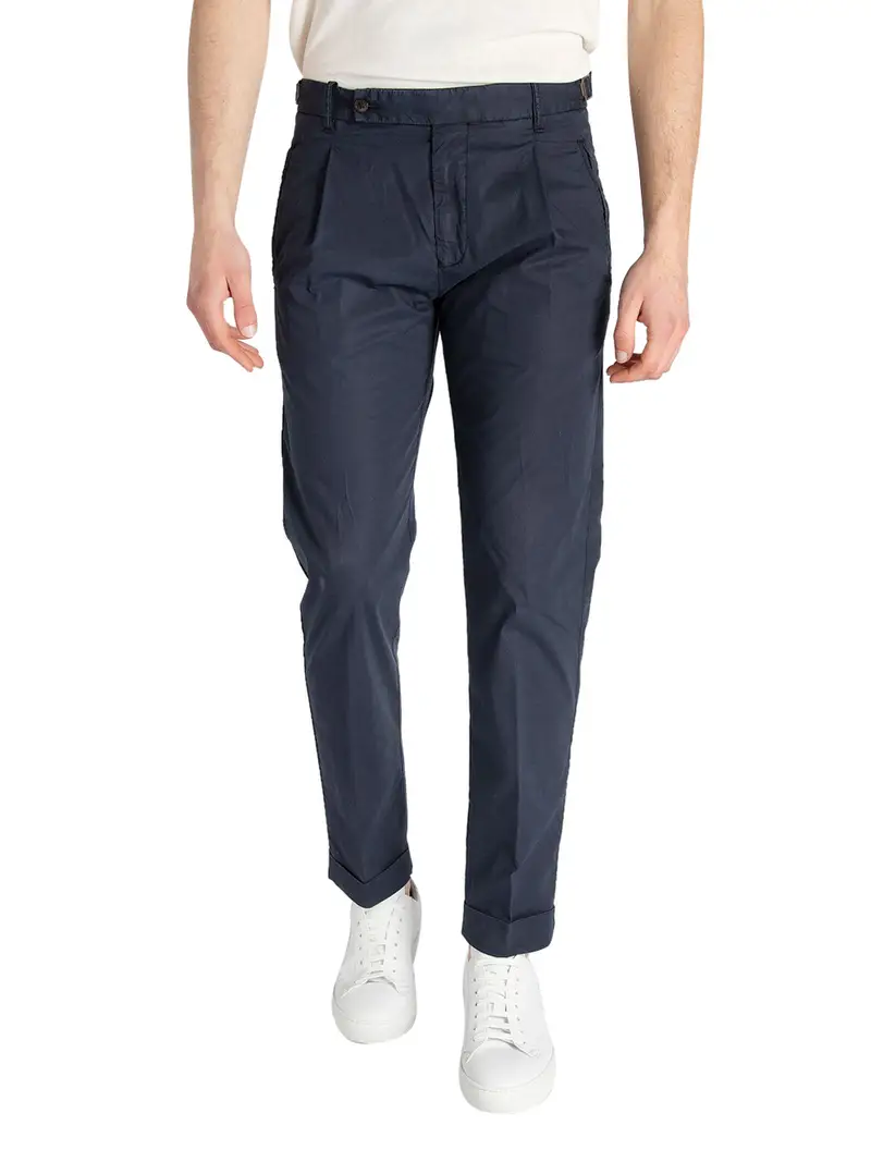 pantalone chino berwich da uomo - blu