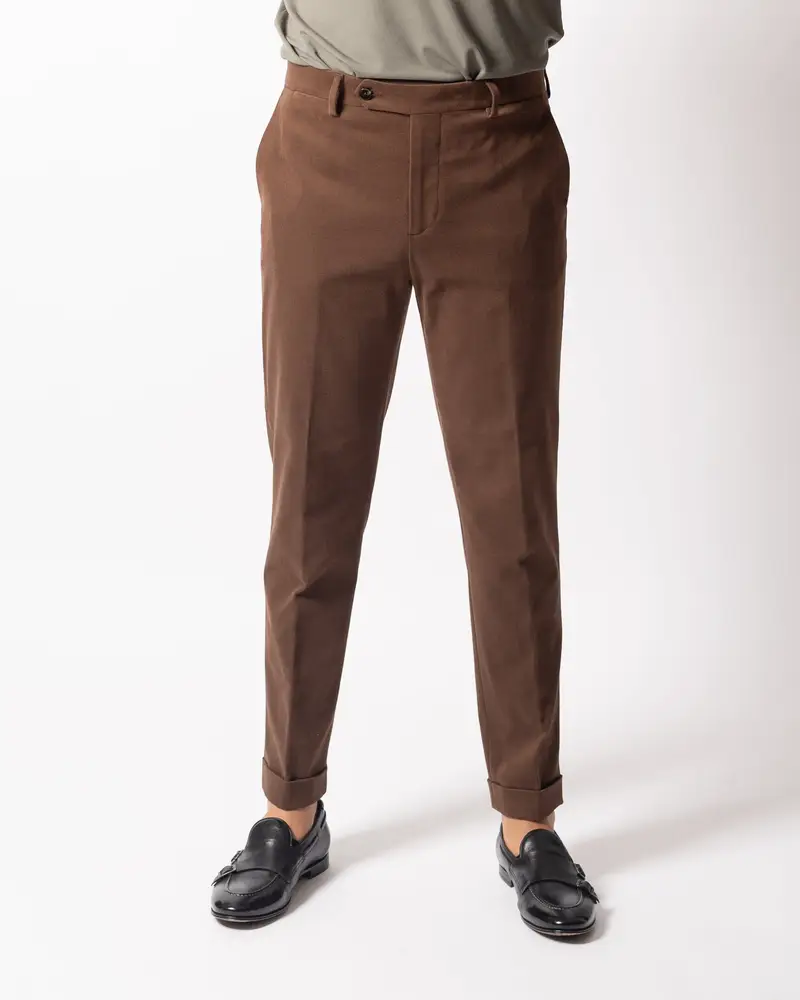 Pantalone YRetro Cotone Marrone