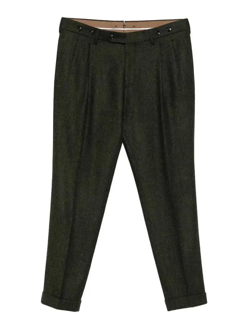 Pantaloni in forma rilassati Verde
