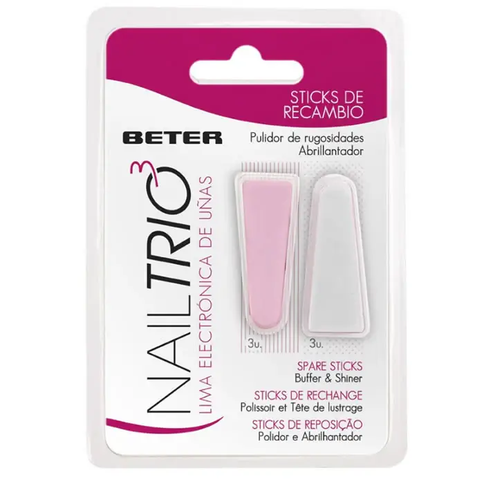File elettronico dei bastoncini di ricambio Beter Nail Trio
