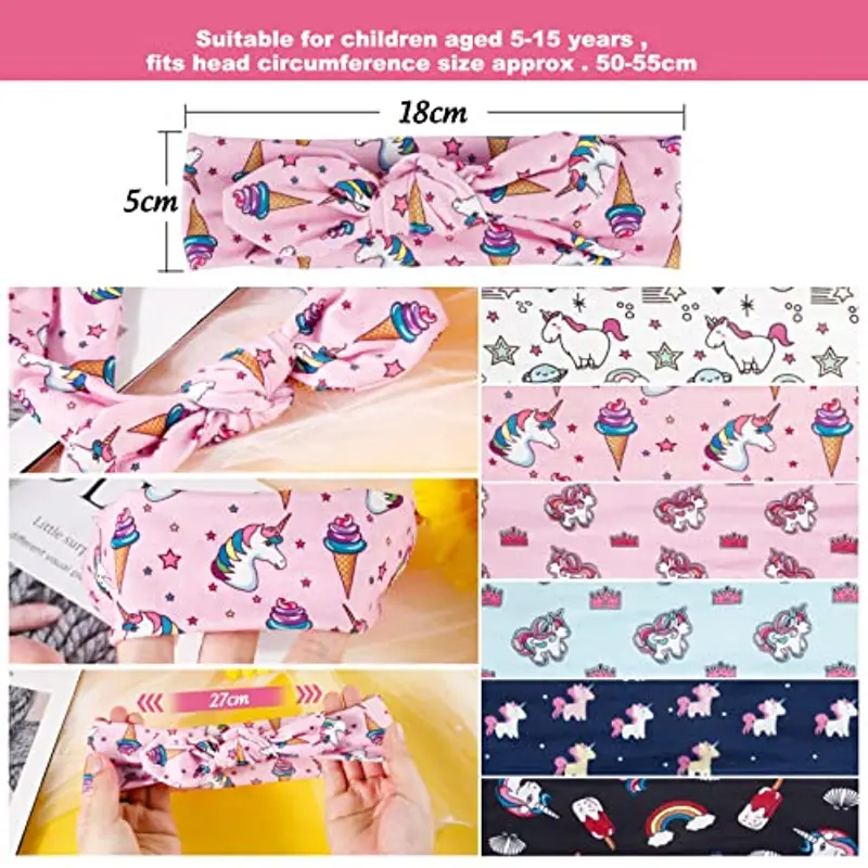 BETESSIN Fasce per capelli Bambina Multicolore 815749 miniatura 2