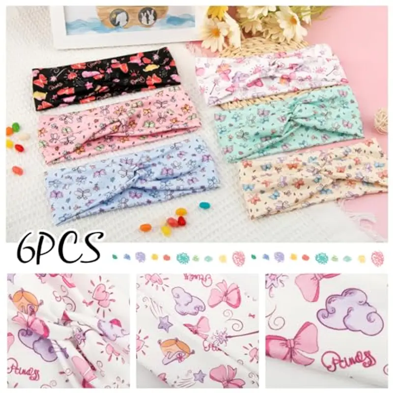 BETESSIN Fasce per capelli Bambina Multicolore 815614 miniatura 2