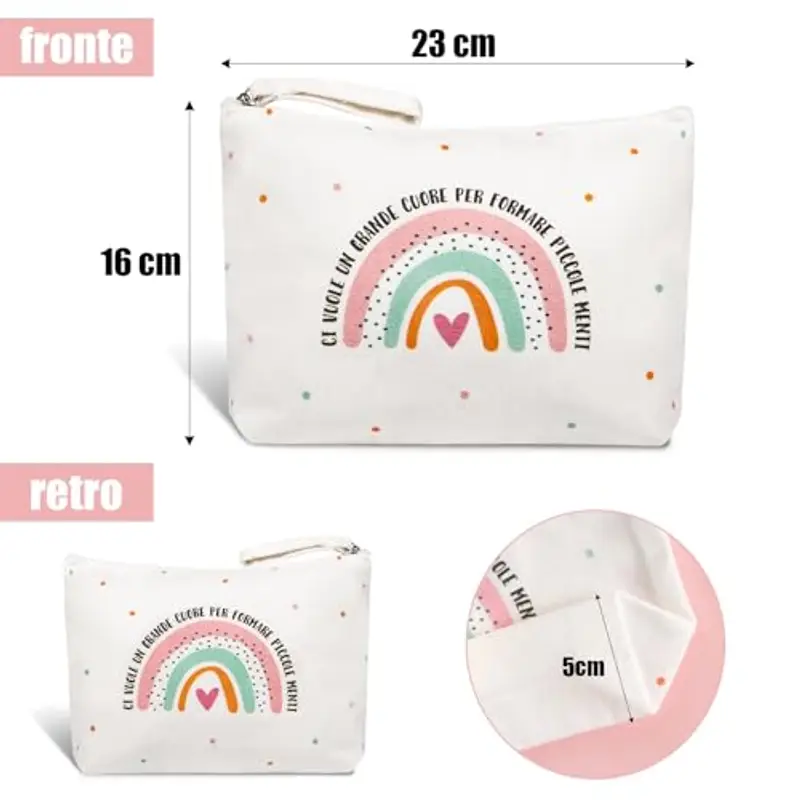 BETESSIN Pochette Donna Multicolore 758114 miniatura 2