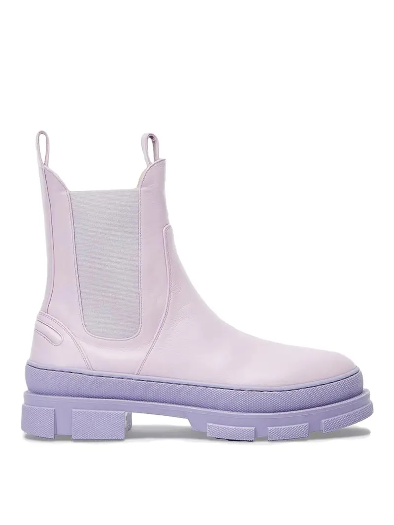 Stivali Simone Viola Chiaro