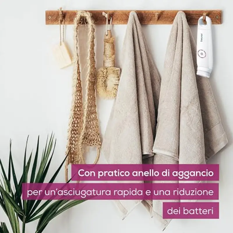 Beurer FC 45 Spazzola per la Pulizia del Viso 4 volte più efficace, Impermeabile (IPX 7), 2 velocità, skincare profonda miniatura 2