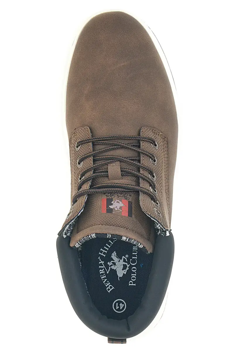 Polacchini marroni con finitura opaca Beverly Hills Polo Club PARKA NBK [VERDE] miniatura 3