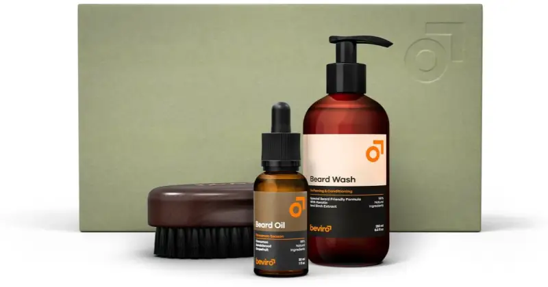 Cinnamon Season Beard Care Kit confezione regalo per rasatura 1 pz