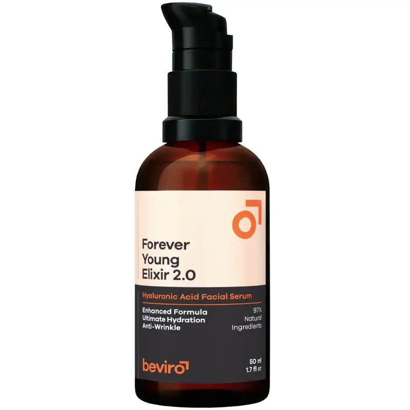 Siero viso all acido ialuronico Beviro Forever Young Elixir 2 0 50 ml