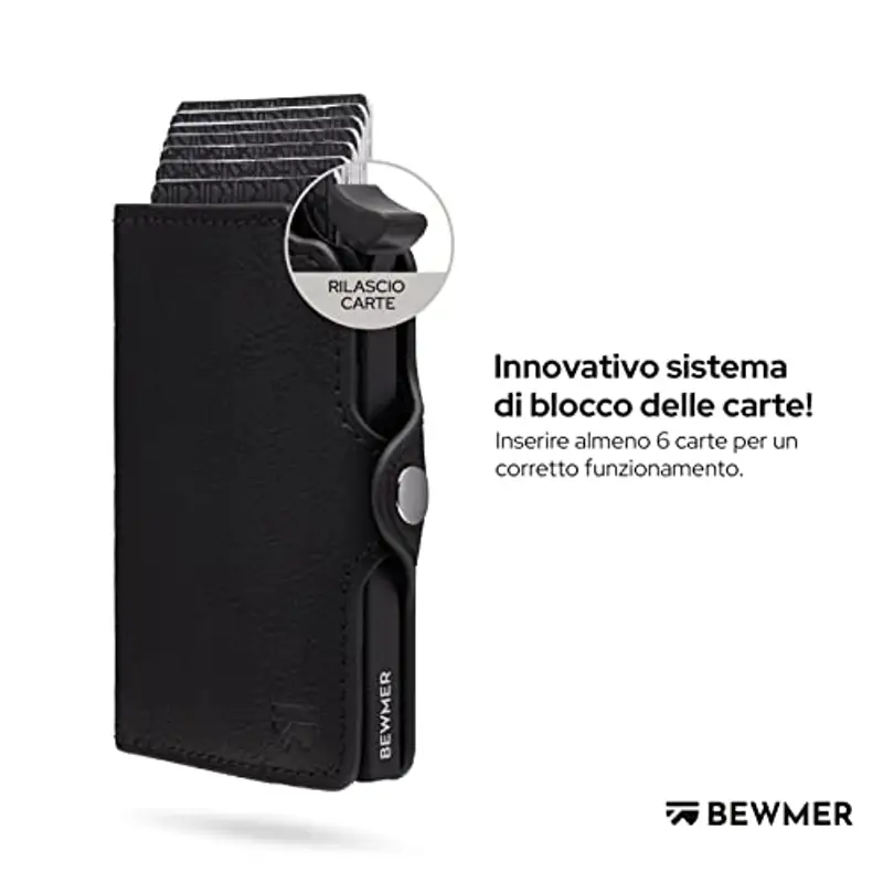 BEWMER Porta carte di credito Donna Nero 2166739 miniatura 2