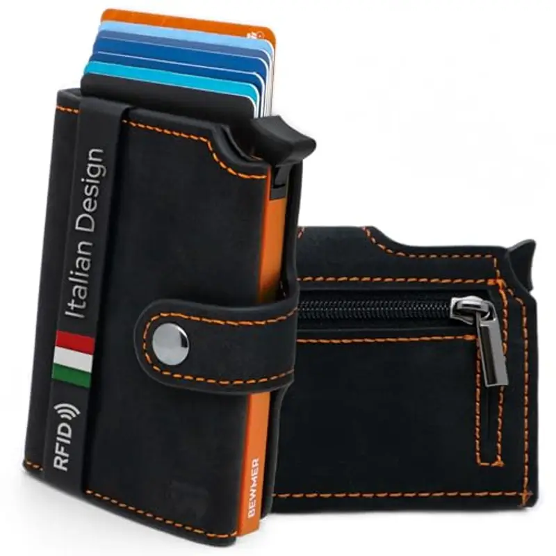 BEWMER Portamonete Uomo Nero 802023