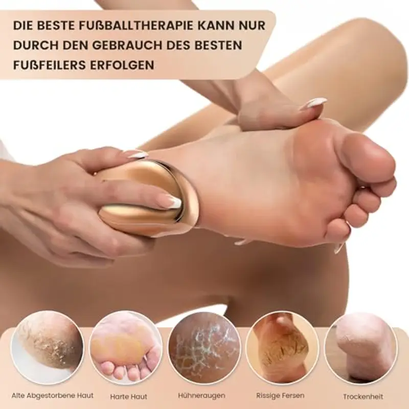 BEZOX 2in1 Lima per Piedi in Nano Vetro per Una Rimozione Delicata di Calli e Duroni, Lima per Talloni Screpolati, Rimuove e Ammorbidisce la Pelle con Calli e Talloni Screpolati miniatura 3