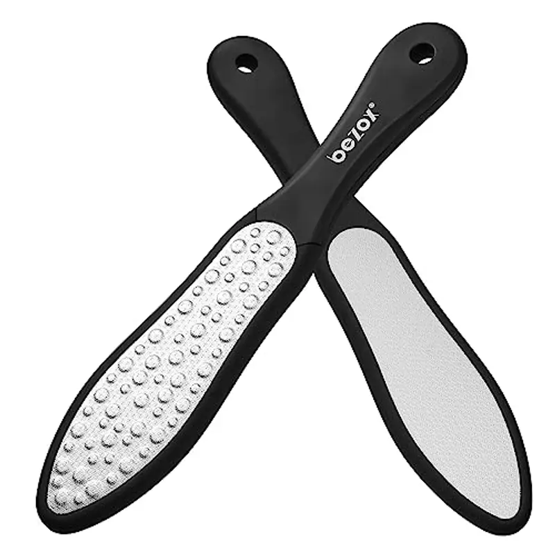 BEZOX Professionale Lima Per Piedi - Calli Remover Pedicure Per Callosità - Ammorbidisce Dry Talloni Screpolati la Pelle - Acciaio Inox