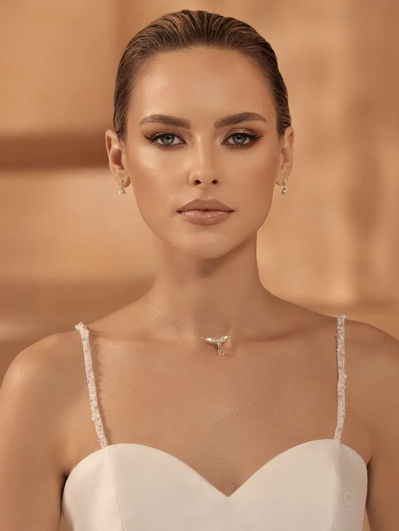 Bianco Evento 16400 Spallina di tulle