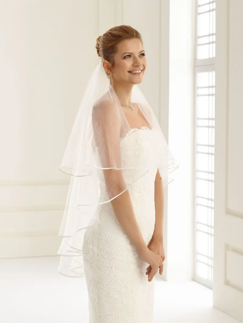 Bianco Evento S7 Velo da Sposa Avorio