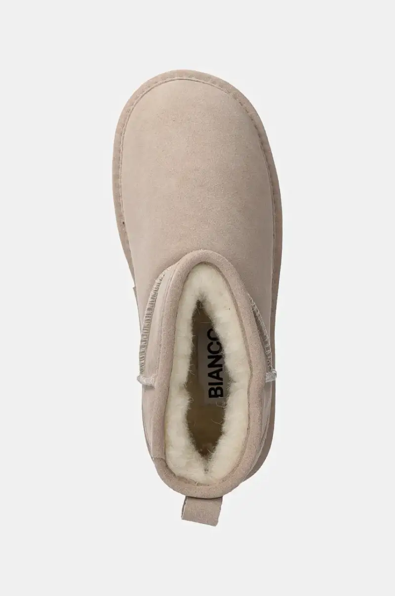 stivali da neve in camoscio BIASNOW colore beige 11331509 miniatura 4