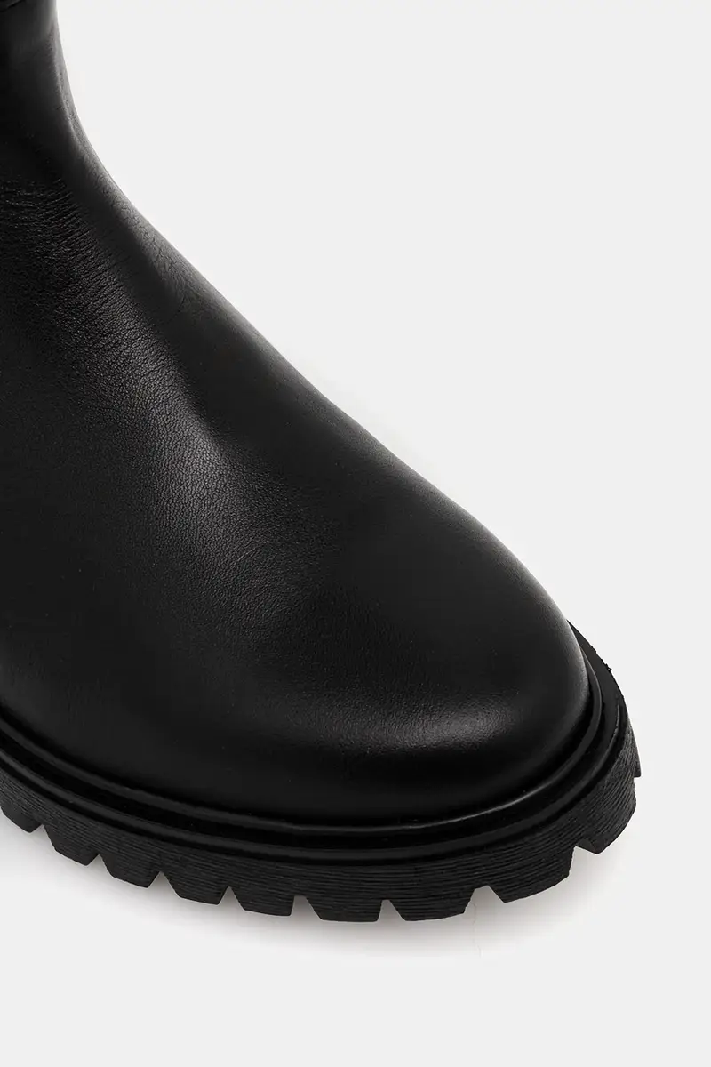 stivali in pelle BIAGINA donna colore nero 11302209 miniatura 4