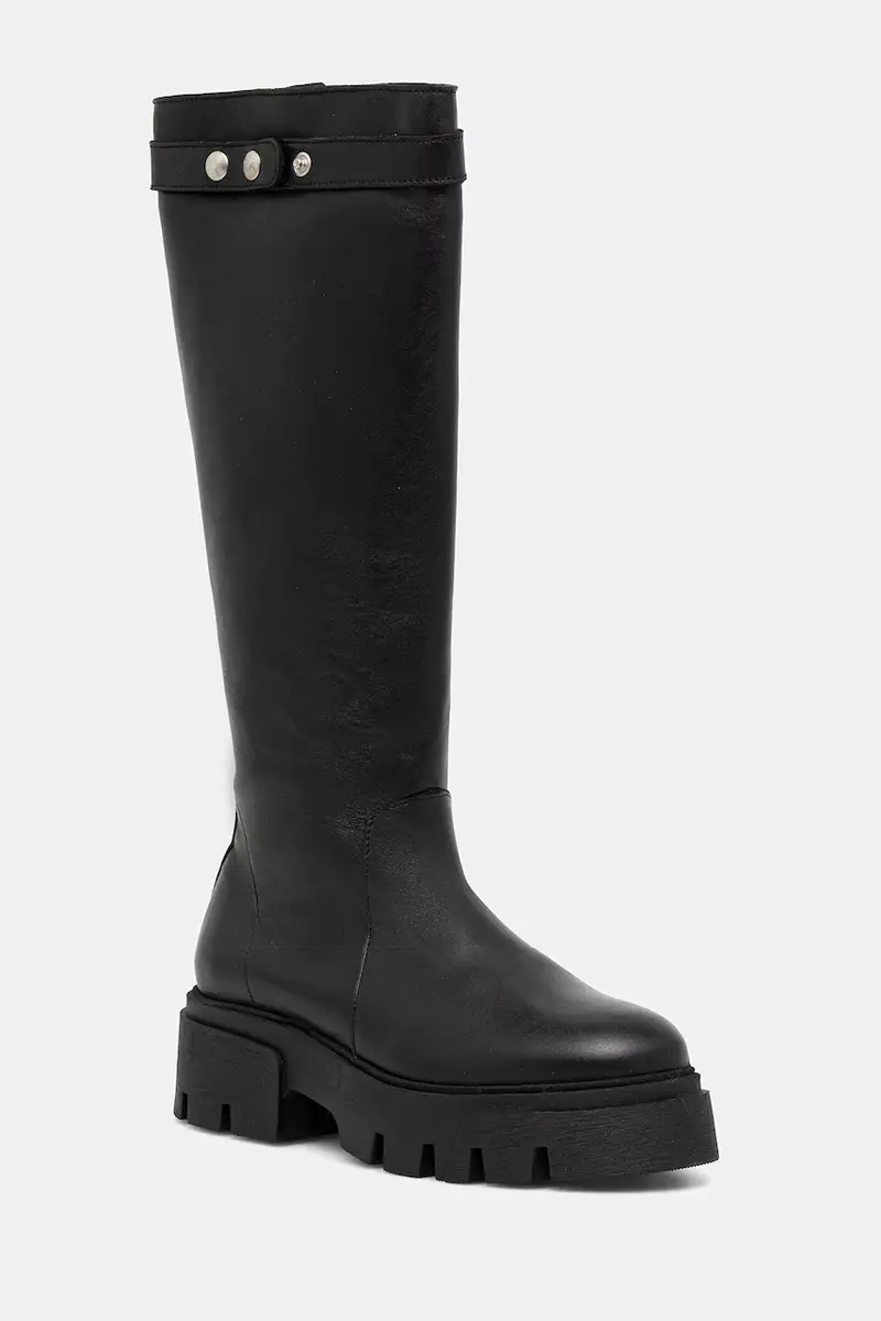 stivali in pelle BIAMIA donna colore nero 11302218