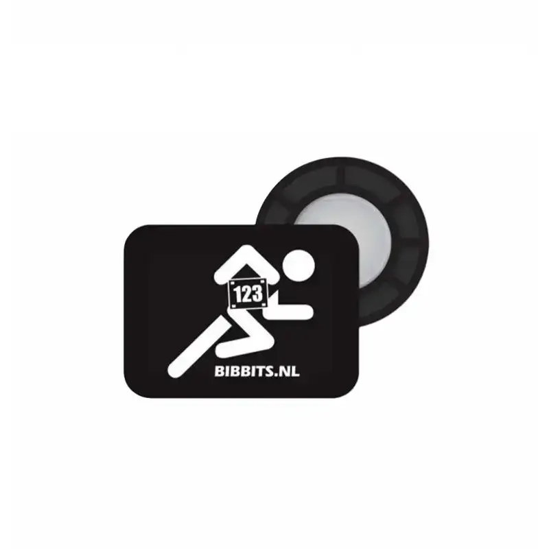 Porta numero di gara con sagoma magnetica Bibbits