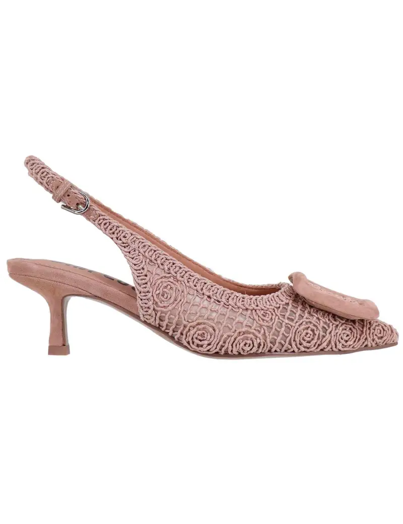 Slingback Dalila donna in macrame nude Donna 652Z61VK 018