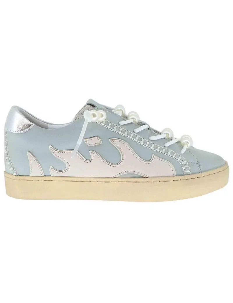 Bibi Lou Sneakers donna Gamin in pelle celeste Donna 100142GM 002