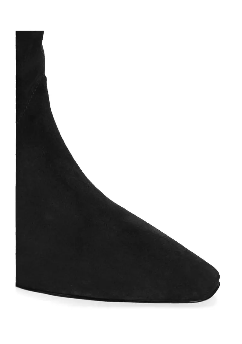 Bibi Lou Stivale Donna Alto in Pelle Nero miniatura 2