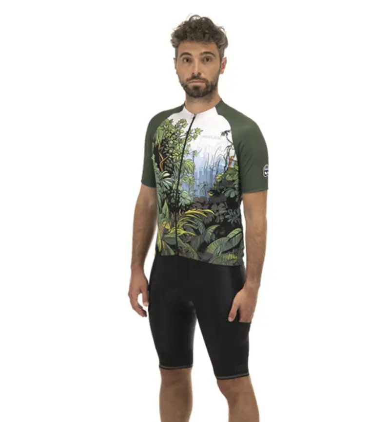 Right On - maglia ciclismo - uomo Green