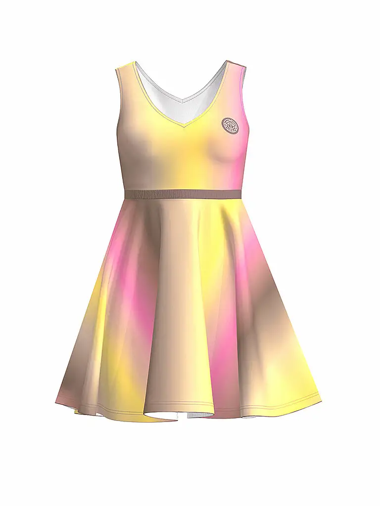 Abito da tennis da donna Spectrum multicolore | XS