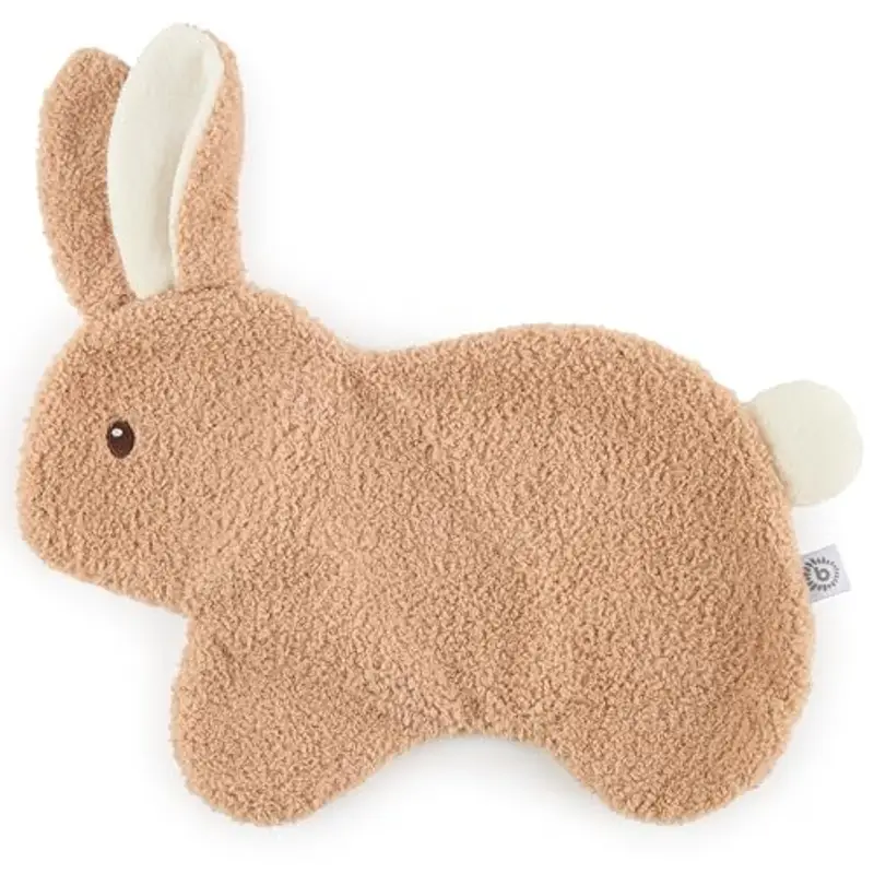 Bieco Bunny - Telo di peluche a forma di coniglio fine in bouclé, dalla nascita, per bambini, per la nascita e la