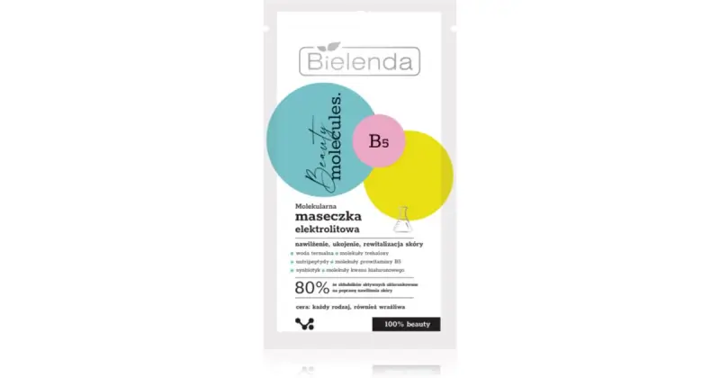 Beauty Molecules maschera idratante viso con effetto lenitivo 8 g