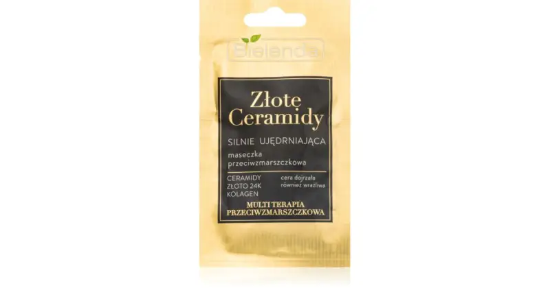 Golden Ceramides maschera viso antirughe con ceramidi 1 pz