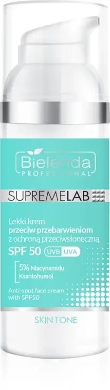 Supremelab Skin Tone crema giorno anti-macchie SPF 50 50 ml