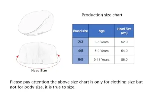 Bienzoe Ragazzi Panettiere Cappello Grigio 6/8 miniatura 2