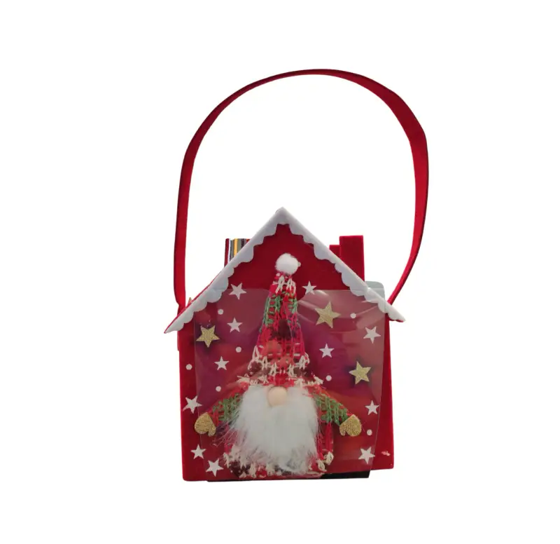 Emanuela Biffoli - Casetta Regalo Gnomi Rosso Cofanetto