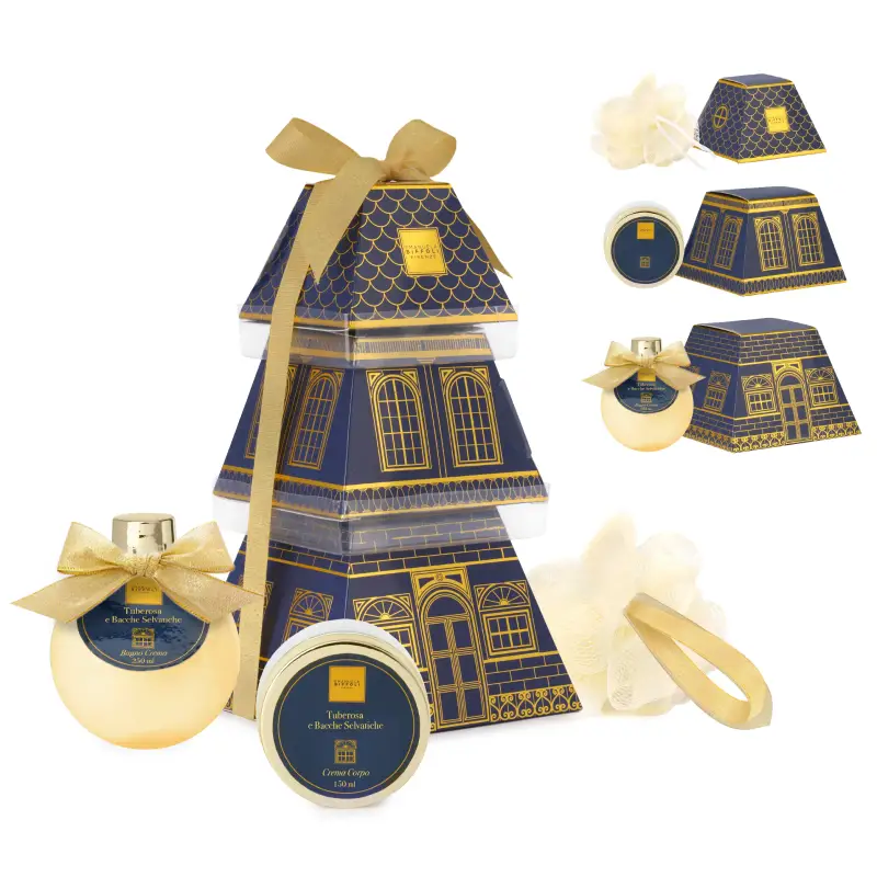 Emanuela Biffoli - Piramide Regalo Tuberosa e Bacche Selvatiche Cofanetto