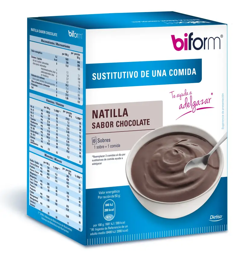 Natillas Biform Choco 6 sacchetti