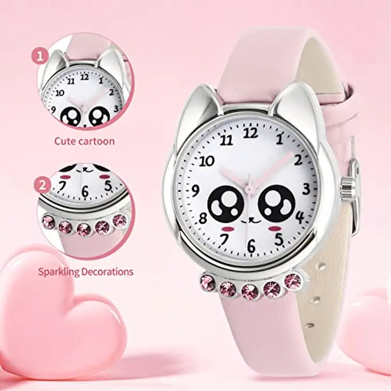 Bigmeda Orologio Bambina Orologio da Polso Ragazze per Bambini Analogico al Quarzo Sportivo Tempo Insegnante miniatura 3